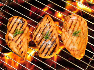 Hähnchen auf dem Grill