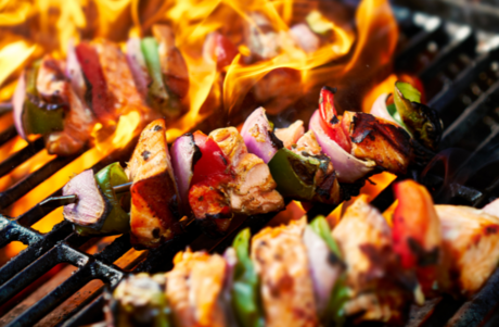 BBQ auf Grill